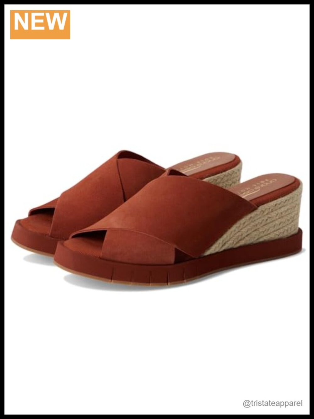 Wedge Sandal Cushioned Sole Motion Lightweight Slip On